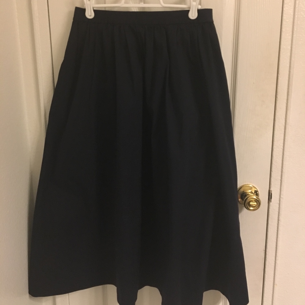 Long Dark Blue Skirt